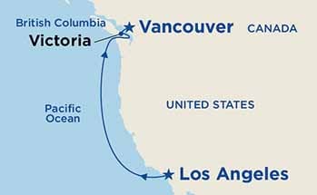 Itinerary Map/Ship Image