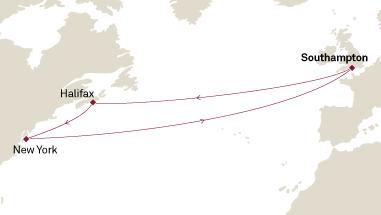 Itinerary Map/Ship Image
