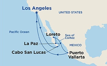 Itinerary Map/Ship Image