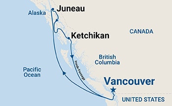 Itinerary Map/Ship Image