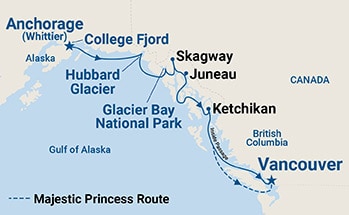 Itinerary Map/Ship Image