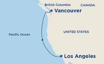 Itinerary Map/Ship Image