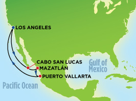 Itinerary Map/Ship Image