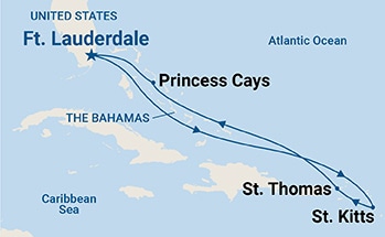 Itinerary Map/Ship Image