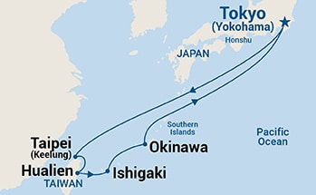 Itinerary Map/Ship Image