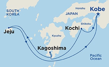 Itinerary Map/Ship Image