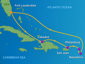 Royal Caribbean Cruises - Adventure of the Seas - 8 Night Eastern