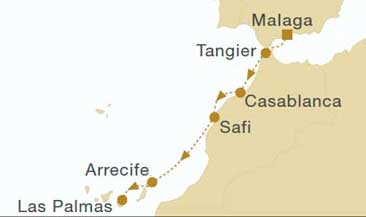Itinerary Map/Ship Image