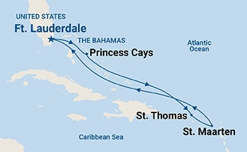 Itinerary Map/Ship Image