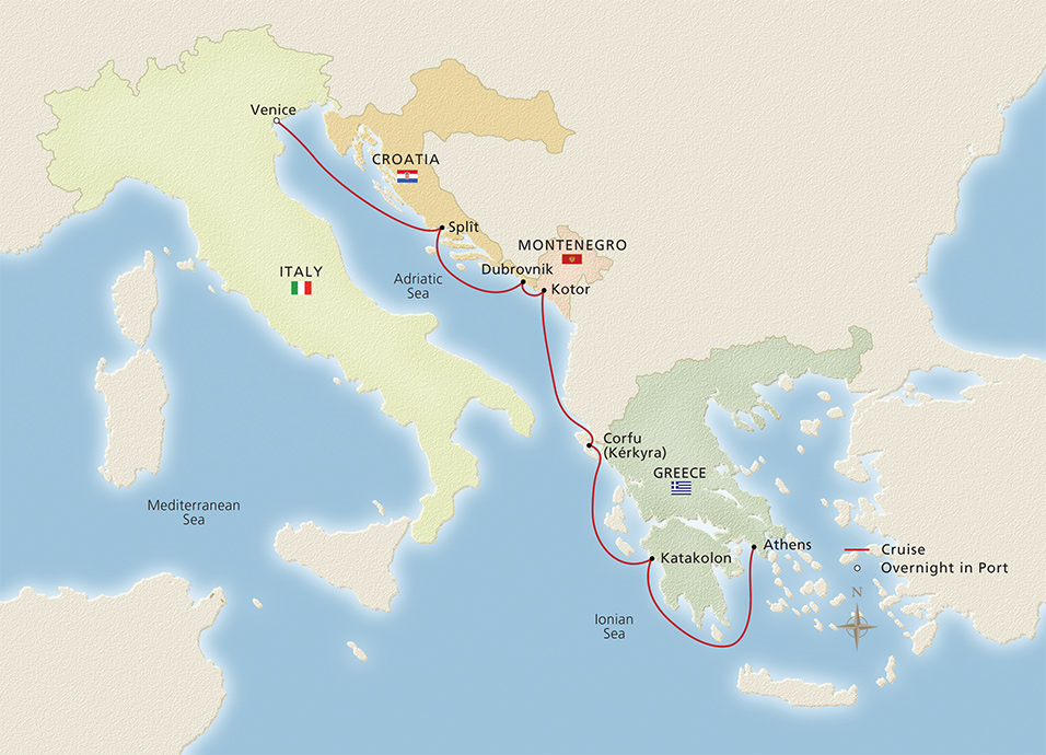 Viking Cruises - Viking Jupiter - Venice, the Adriatic & Greece (Athens ...