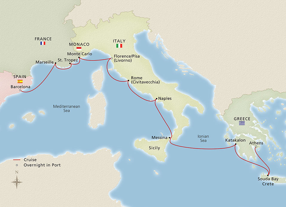 Viking Cruises Viking Star Mediterranean Antiquities Fri, Dec 20