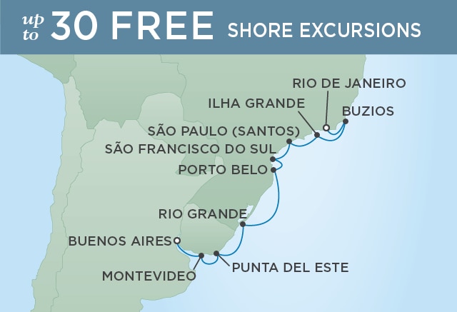 Itinerary Map/Ship Image