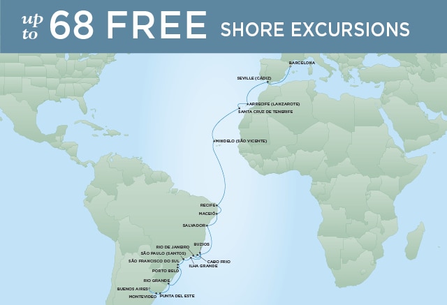 Itinerary Map/Ship Image