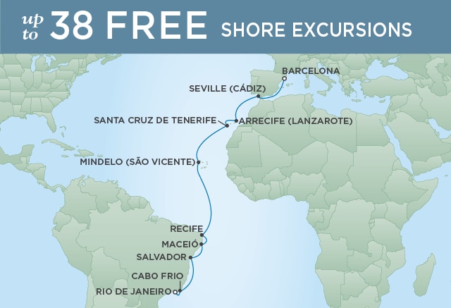 Itinerary Map/Ship Image