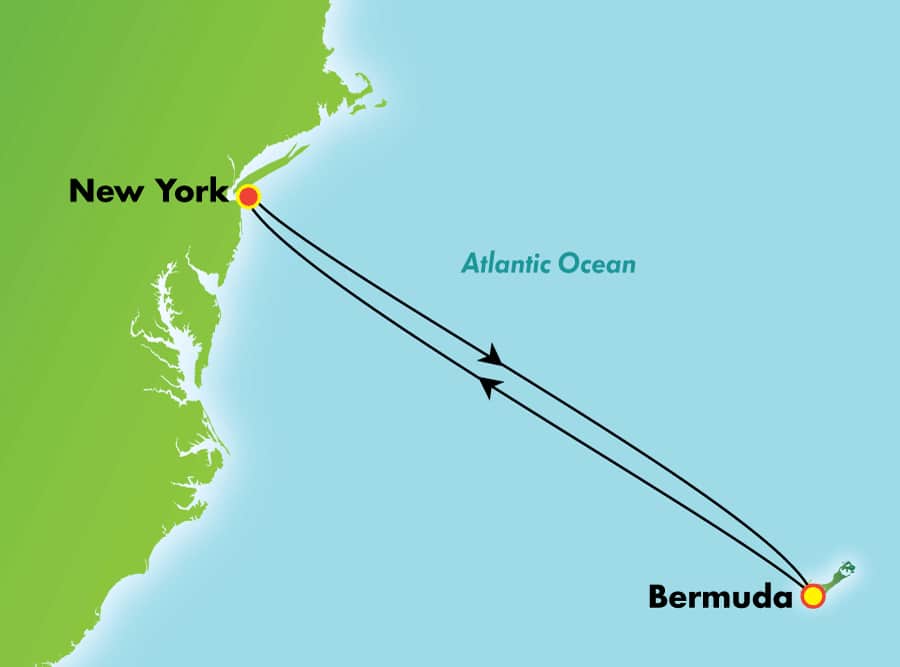 Itinerary Map/Ship Image