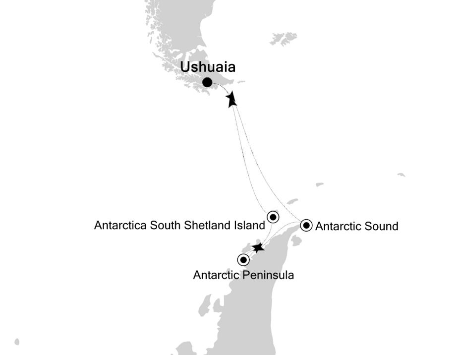 Itinerary Map/Ship Image