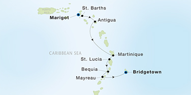 Itinerary Map/Ship Image