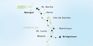 Itinerary Map/Ship Image