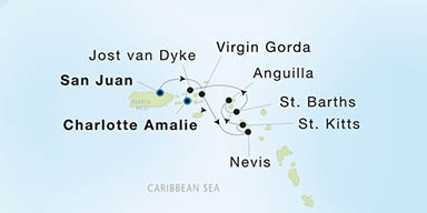 Itinerary Map/Ship Image