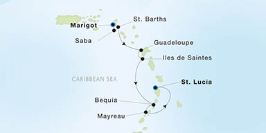 Itinerary Map/Ship Image