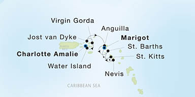 Itinerary Map/Ship Image