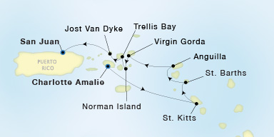 Itinerary Map/Ship Image