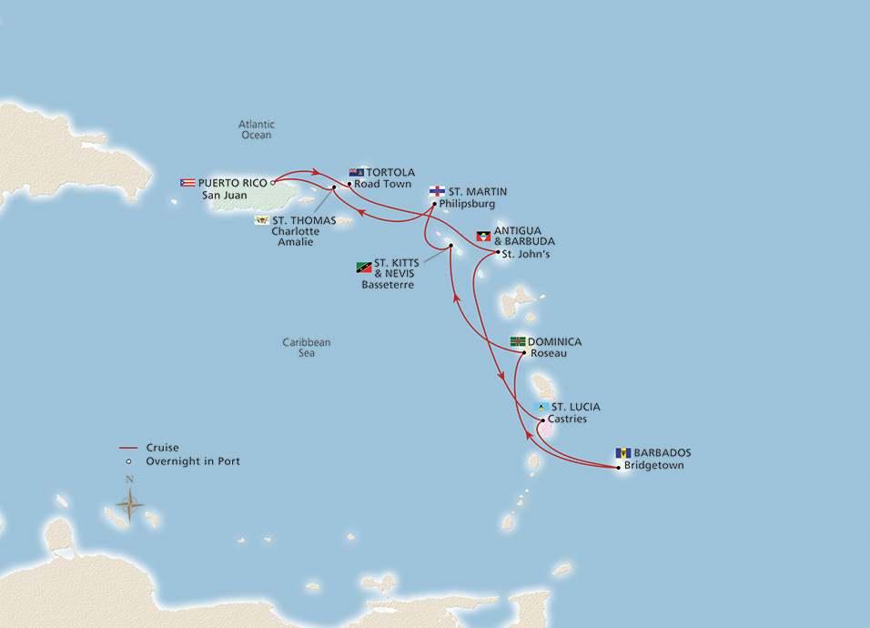 Itinerary Map/Ship Image