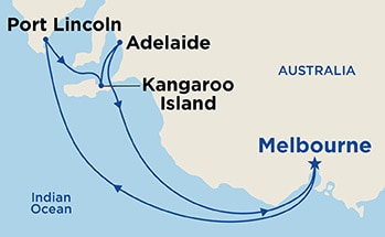 Itinerary Map/Ship Image