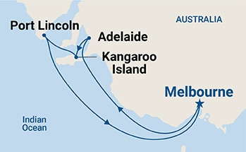 Itinerary Map/Ship Image