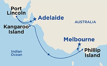 Itinerary Map/Ship Image