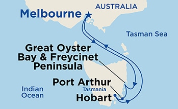 Itinerary Map/Ship Image