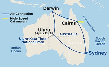 Itinerary Map/Ship Image