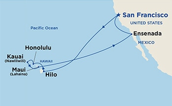 Itinerary Map/Ship Image