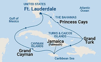 Itinerary Map/Ship Image