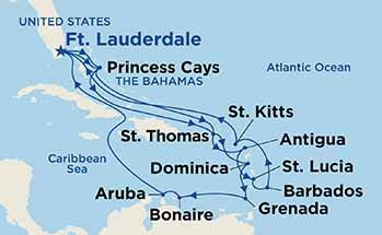 Itinerary Map/Ship Image