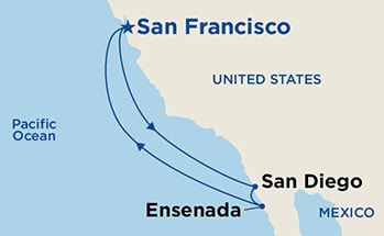 Itinerary Map/Ship Image