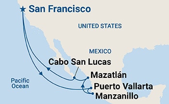 Itinerary Map/Ship Image