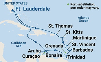 Itinerary Map/Ship Image