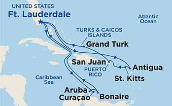 Itinerary Map/Ship Image