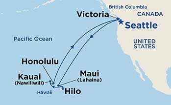 Itinerary Map/Ship Image