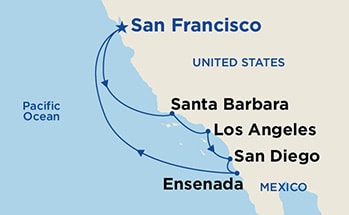 Itinerary Map/Ship Image