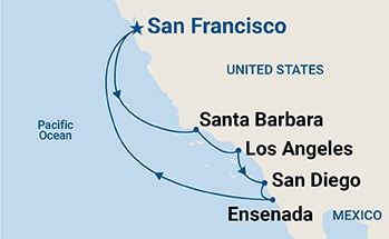 Itinerary Map/Ship Image