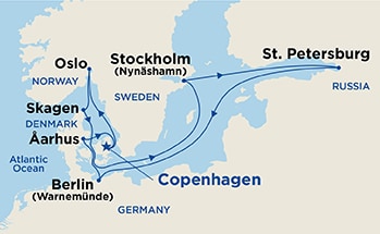 Itinerary Map/Ship Image