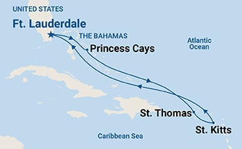 Itinerary Map/Ship Image