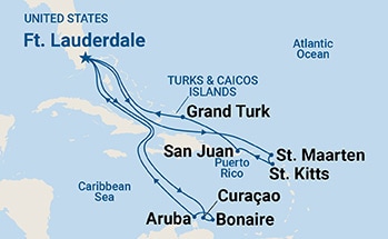 Itinerary Map/Ship Image