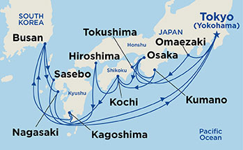 Itinerary Map/Ship Image