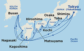 Itinerary Map/Ship Image