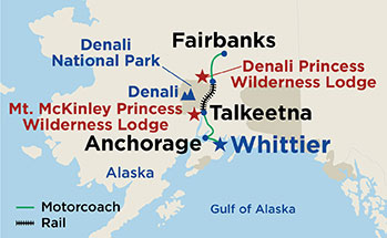 Itinerary Map/Ship Image