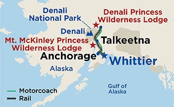Itinerary Map/Ship Image