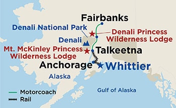 Itinerary Map/Ship Image